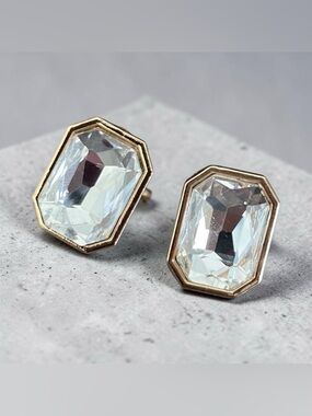 Anthropologie Crystal Stud Post Earrings
